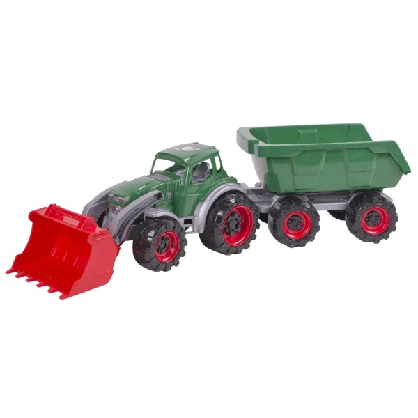 Jucarie tractor-incarcator cu remorca"Texas"
