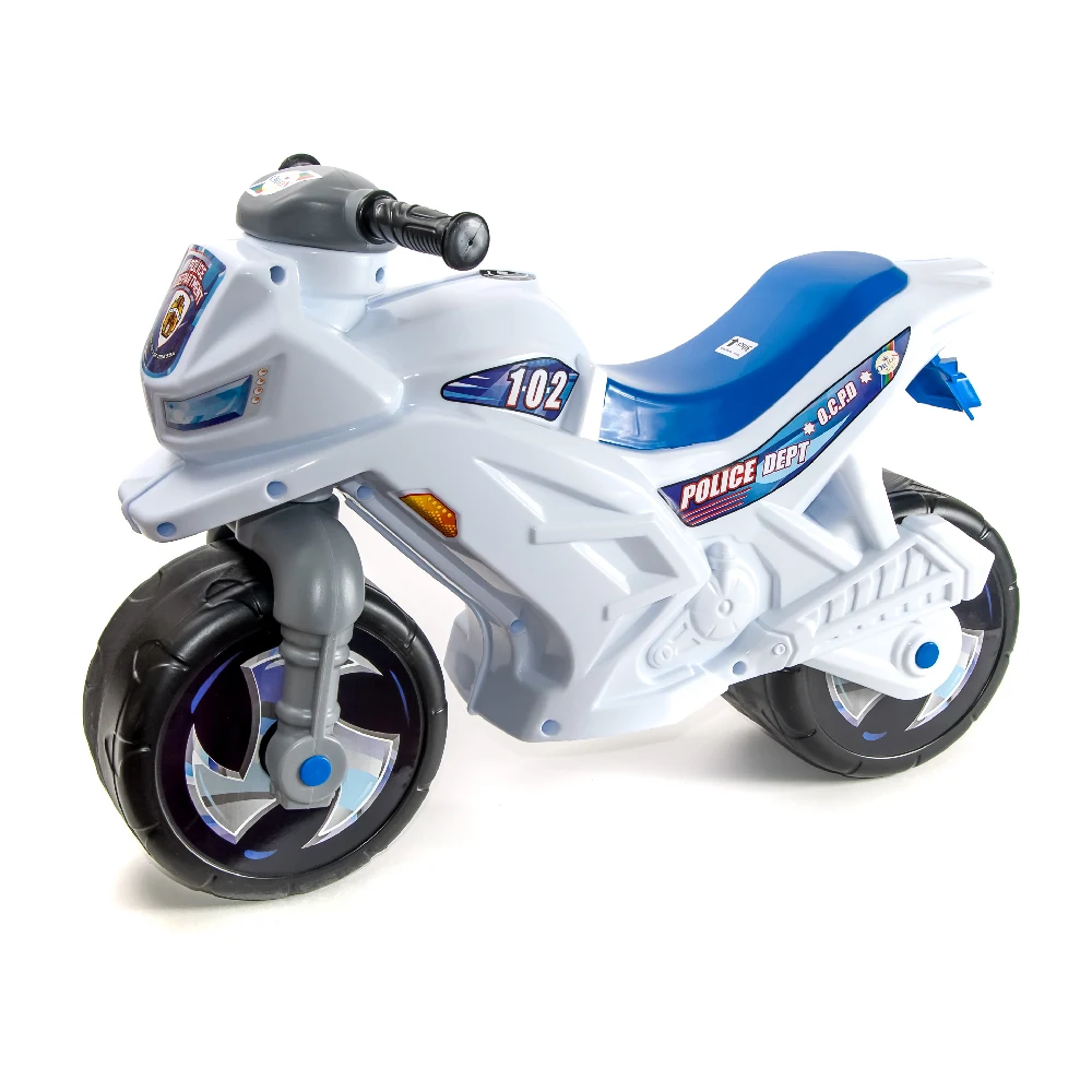 501_alb Tolocar Motocicletă pentru copii, model 501, alb, Orion (4656) - imagine 1