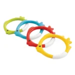 Set de inele pentru scufundare Pești, 4 piese, 6+ ani, Intex (55507) - imagine 4