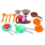 Bucătărie pentru copii în set cu accesorii, cu abur, lumină și sunet, Technok (5637) - imagine 3