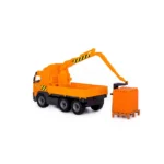 Camion macara cu set de construcție – 30 piese, Polesie - imagine 3