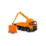 Camion macara cu set de construcție – 30 piese, Polesie - imagine 5