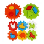 Cub educativ "Smart Kid" , hexagon cu forme - imagine 3