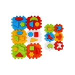 Cub educativ „Smart Kid 1+1” cu figuri geometrice și animale (1899) - imagine 4