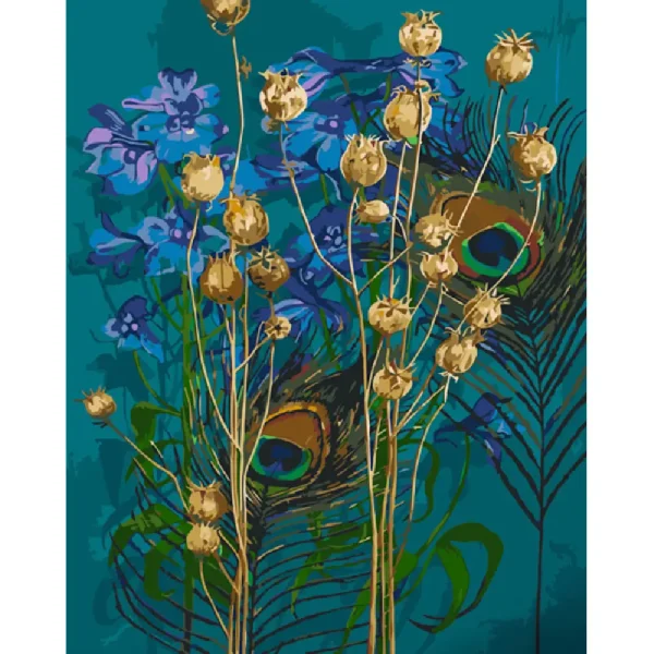 Pictura pe numere "Buchet ciudat" 40x50 cm (fara cutie)(GS1407)(59763)