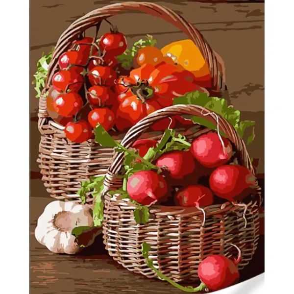 Pictura pe numere "Natură moartă" 40x50 cm (fara cutie)(GS1597)(73868)