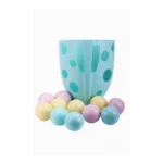 Set bile colorate pentru baie cu coș de depozitare (7778)