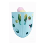 Set bile colorate pentru baie cu coș de depozitare (7778) - imagine 2