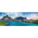 Puzzle 500 Panorama "Arhipelagul Lofoten,Norvegia" - imagine 2