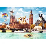 Puzzle 1000 "Cainii in Londra" - imagine 2