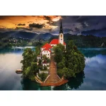 Puzzle Premium Plus 1000 elemente "Lake Bled, Slovenia" - imagine 2