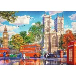 Puzzle Premium Plus 1000 elemente "Ora ceaiului: Vedere a Londrei" - imagine 2