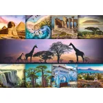 Puzzle 1000 elemente "Colaj Africa" - imagine 2