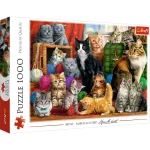 Puzzle 1000 elemente "Pisicile"