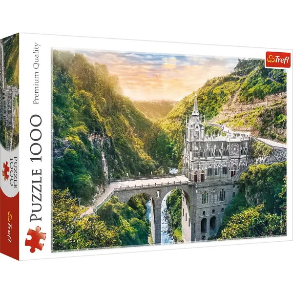 Puzzle 1000 "Colombia,Sanctuarul Las Lajas"