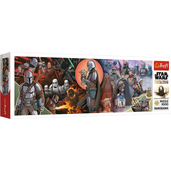 (290523) Puzzle 1000 elemente Panorama"Adventures of the Mandalorian"
