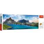Puzzle 500 Panorama "Arhipelagul Lofoten,Norvegia"