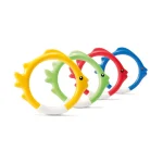55507 INTEX Set de joc subacvatic „Inele – Peștișori”, 6+, 4 culori în set