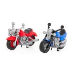 (9813) Jucarie motocicleta pentru curse (B) (set 4 buc) - imagine 5