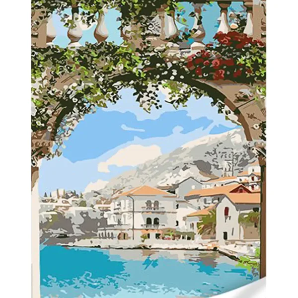 Pictura pe numere "Golf romantic" (fara cutie) 30x40 cm (SS1055)(74797)
