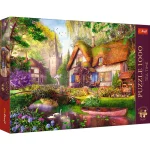 Puzzle Premium Plus 1000 elemente "Ora ceaiului: Cabana Woodland"