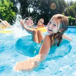 INTEX Cerc gonflabil “Transparent” D 76 cm, până la 40 kg, 8+, 3 culori - imagine 2