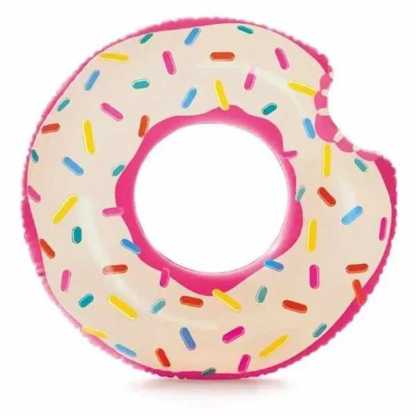 56265 INTEX Cerc gonflabil “Donut” D 107 cm, până la 80 kg, 9+