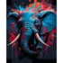 Pictura pe numere "Elefant colorat", 40x50 cm (DY423)