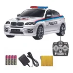 Jucărie mașină de poliție cu radiocomandă cu încărcător (73152) - imagine 2