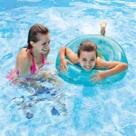 INTEX Cerc gonflabil “Transparent” D 76 cm, până la 40 kg, 8+, 3 culori - imagine 4