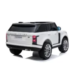 Masina pe acumulator Land Rover Range Rover (RR999/2 alba) - imagine 9