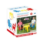 Set masă și scaune pentru copii, Dolu (3007) - imagine 2