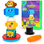 Piramidă educativă de stivuire cu forme – Turnul circului, Hola E7981 (00736)