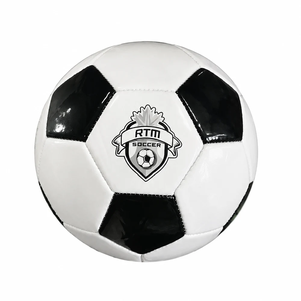 037566 2 Minge de fotbal cusută, mărimea 5, RTM (037566) - imagine 1