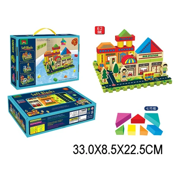 R11A /15(17) (06486) Jucarie constructor 62elem.(40K)(2K G7)