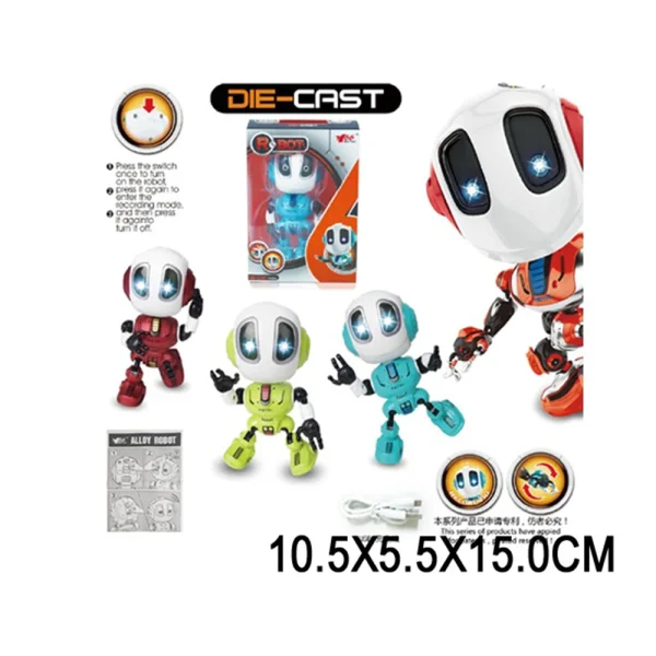 R21B / 6 (11431) Jucarie robot pe baterii (2 fel)