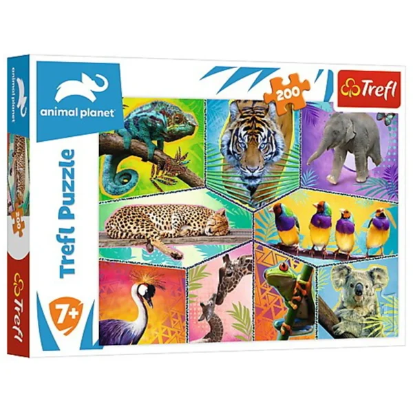 Puzzle 200 elem."Lumea exotica"