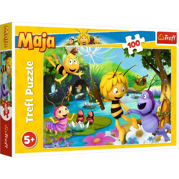 Puzzle 100elem. "Albinuta Maya si prietenii ei"