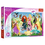 Puzzle 100 elemente "Charming Princesses"