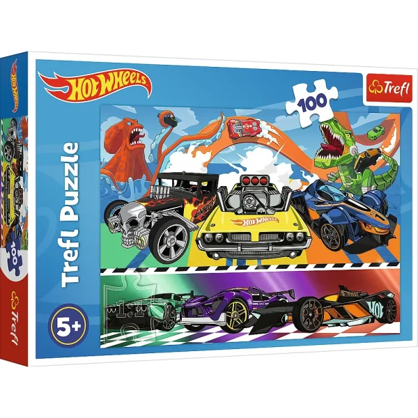 Puzzle 100 elemente "Hot Wheels"