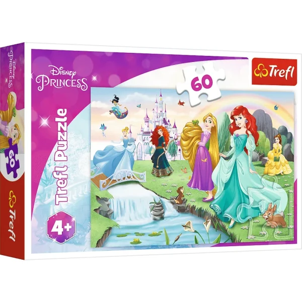Puzzle 60 elemente "Printesele"