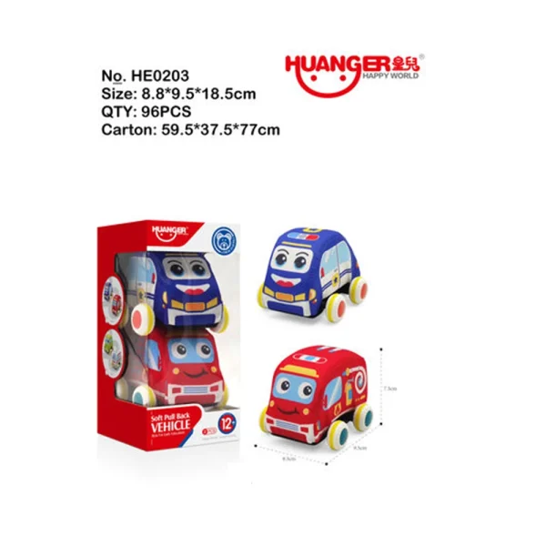 R22B /26 (18615) Jucarie set 2 masinute moi HE0203