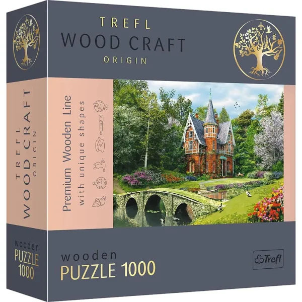 Puzzle din lemn 1000 elemente "Casa victoriana"
