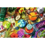 Puzzle din lemn 501elem. "Coctailuri colorate" - imagine 2