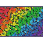 Puzzle din lemn 501elem. "Fluturasii colorati" - imagine 2