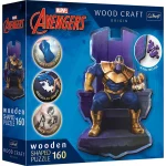Puzzle din lemn 160 elemente "Thanos pe tron"