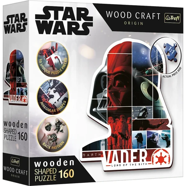 Puzzle din lemn 160 elemente "Darth Vader"