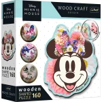 Puzzle din lemn 160 elemente "Minnie Mouse elegantă"