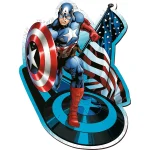 Puzzle din lemn 160 elemente "Căpitan America" - imagine 2