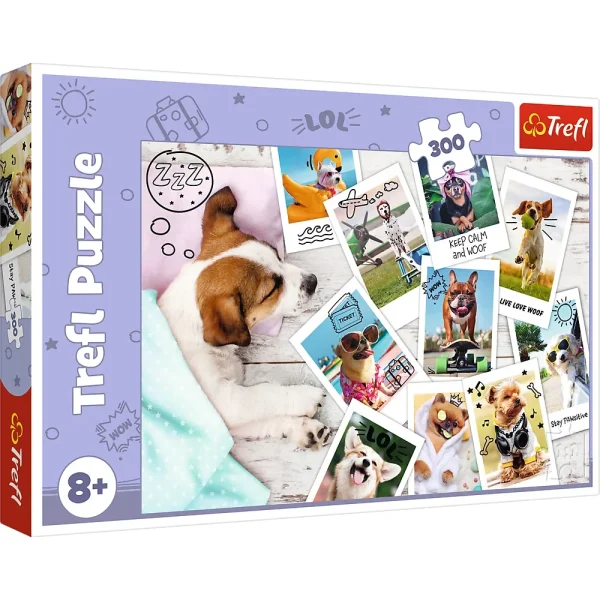 Puzzle 300 elemente "Pozele catelusilor"